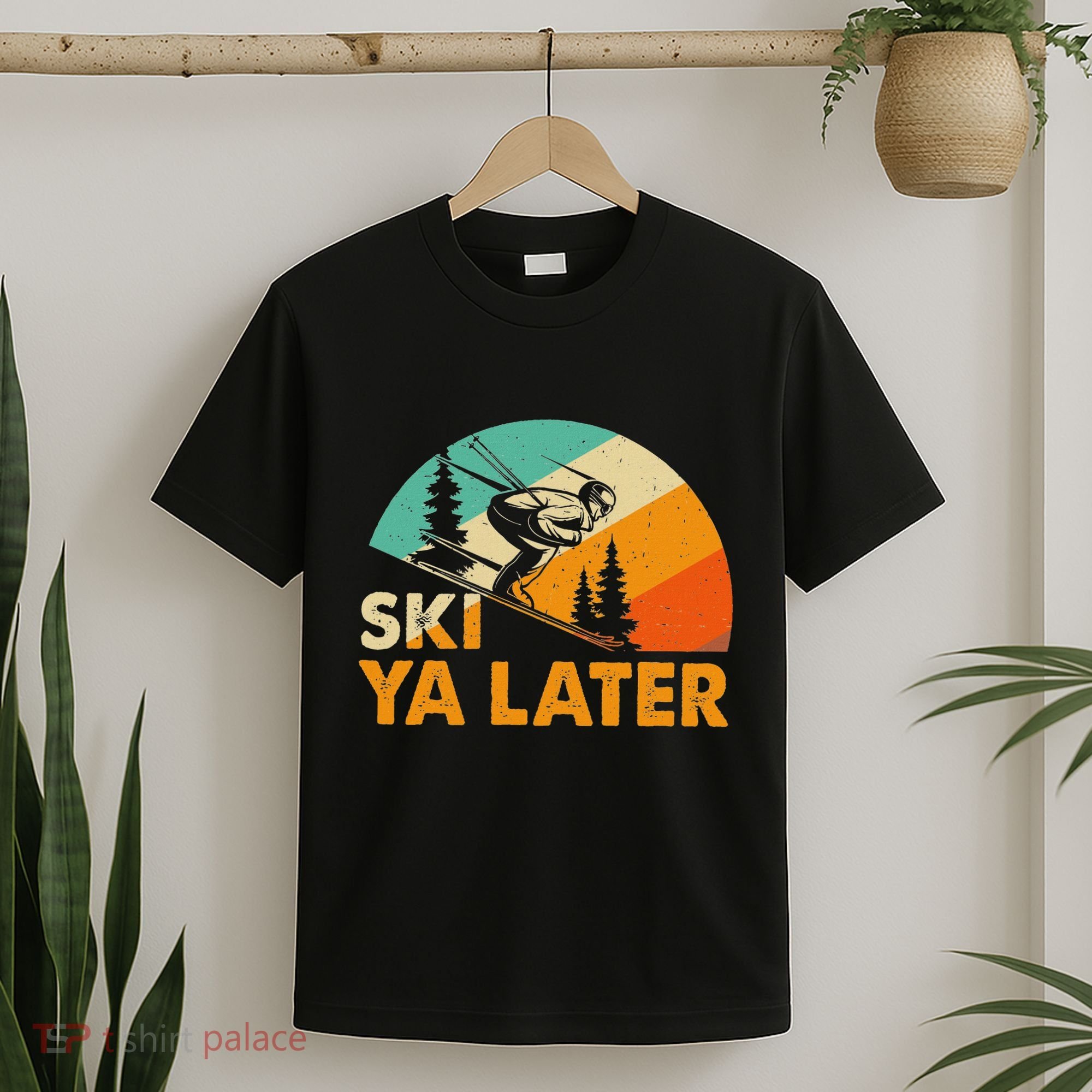 Ski You Later Winter Holiday Skiing Ski Driver Funny T-Shirt
