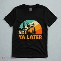 Ski You Later Winter Holiday Skiing Ski Driver Funny T-Shirt thumb 5
