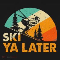 Ski You Later Winter Holiday Skiing Ski Driver Funny Women's Hoodie thumb 2