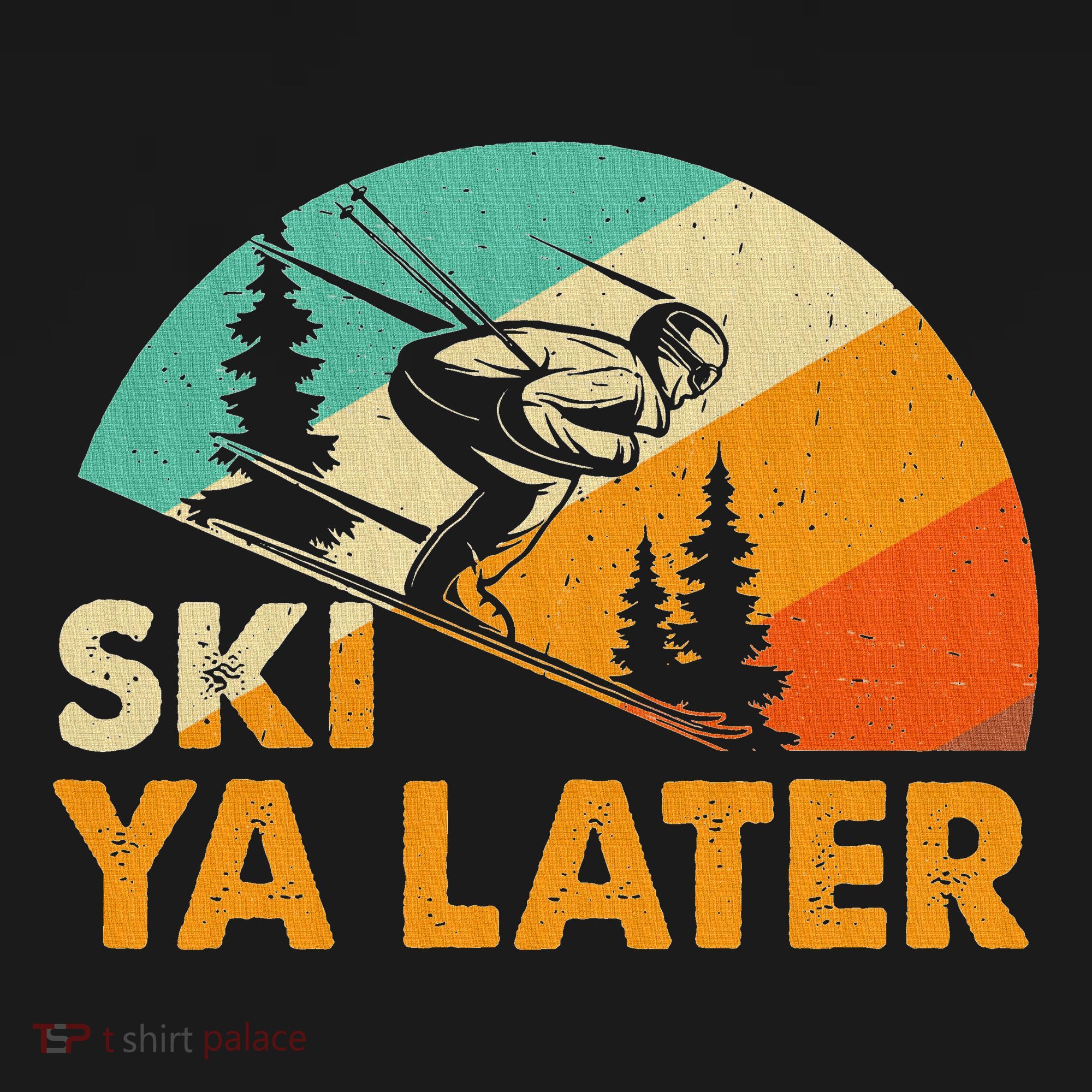 Ski You Later Winter Holiday Skiing Ski Driver Funny Women's Hoodie