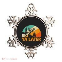 Ski You Later Winter Holiday Skiing Ski Driver Funny Ornament thumb 0