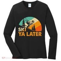 Ski You Later Winter Holiday Skiing Ski Driver Funny Women's Long Sleeve Shirt thumb 0