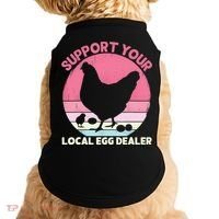 Support Your Local Egg Dealer Farmer Chicken Egg Lover Women Doggie Tank thumb 0