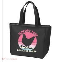 Support Your Local Egg Dealer Farmer Chicken Egg Lover Women Tote Bag thumb 3
