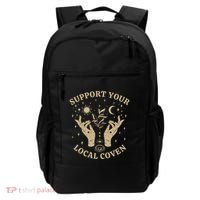 Support Your Local Coven Witch Aesthetic Gift Backpack thumb 0