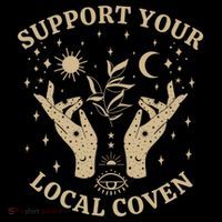 Support Your Local Coven Witch Aesthetic Gift Coffee Mug thumb 5