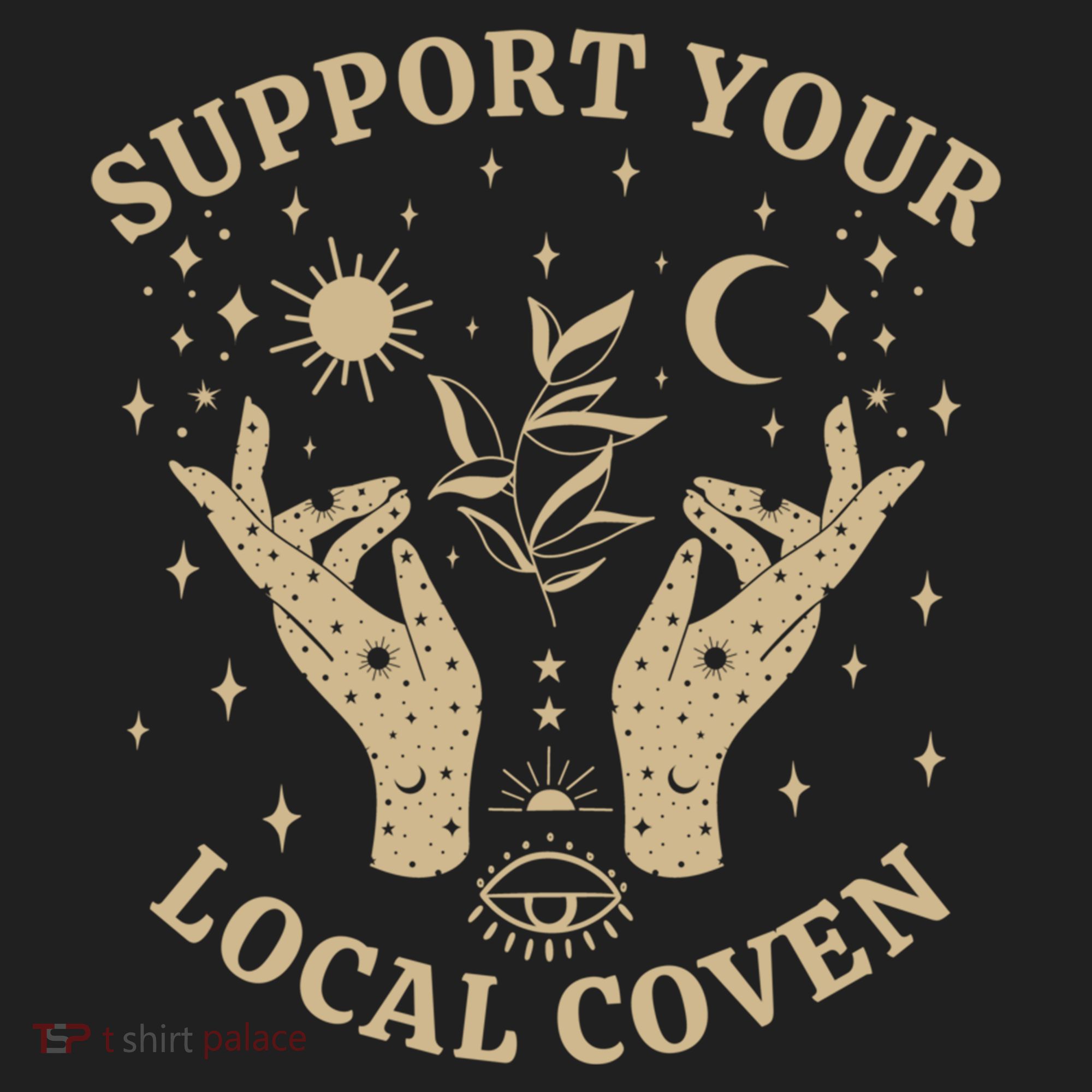 Support Your Local Coven Witch Aesthetic Gift Beanie