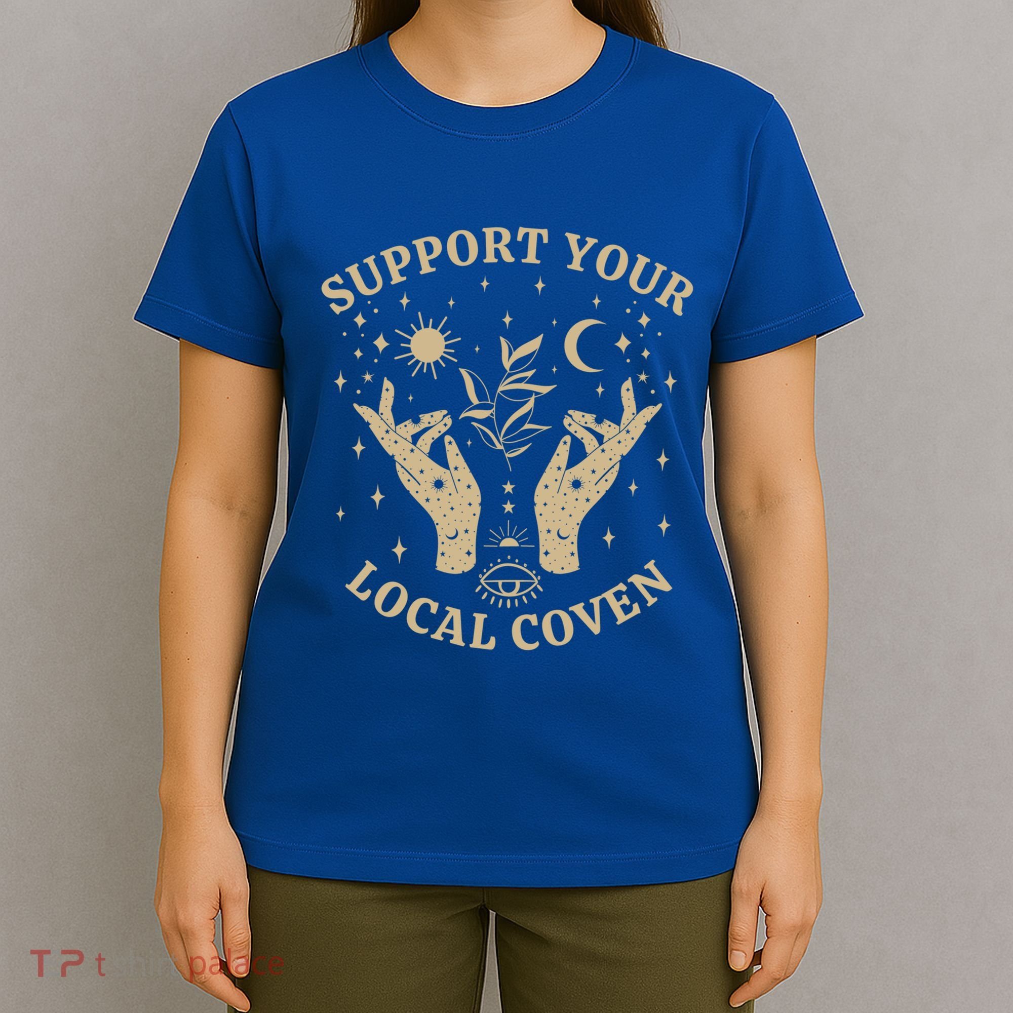 Support Your Local Coven Witch Aesthetic Gift T-Shirt