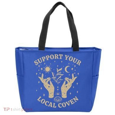 Support Your Local Coven Witch Aesthetic Gift Tote Bag