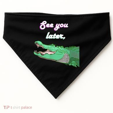 See You Later Alligator USA-Made Doggie Bandana