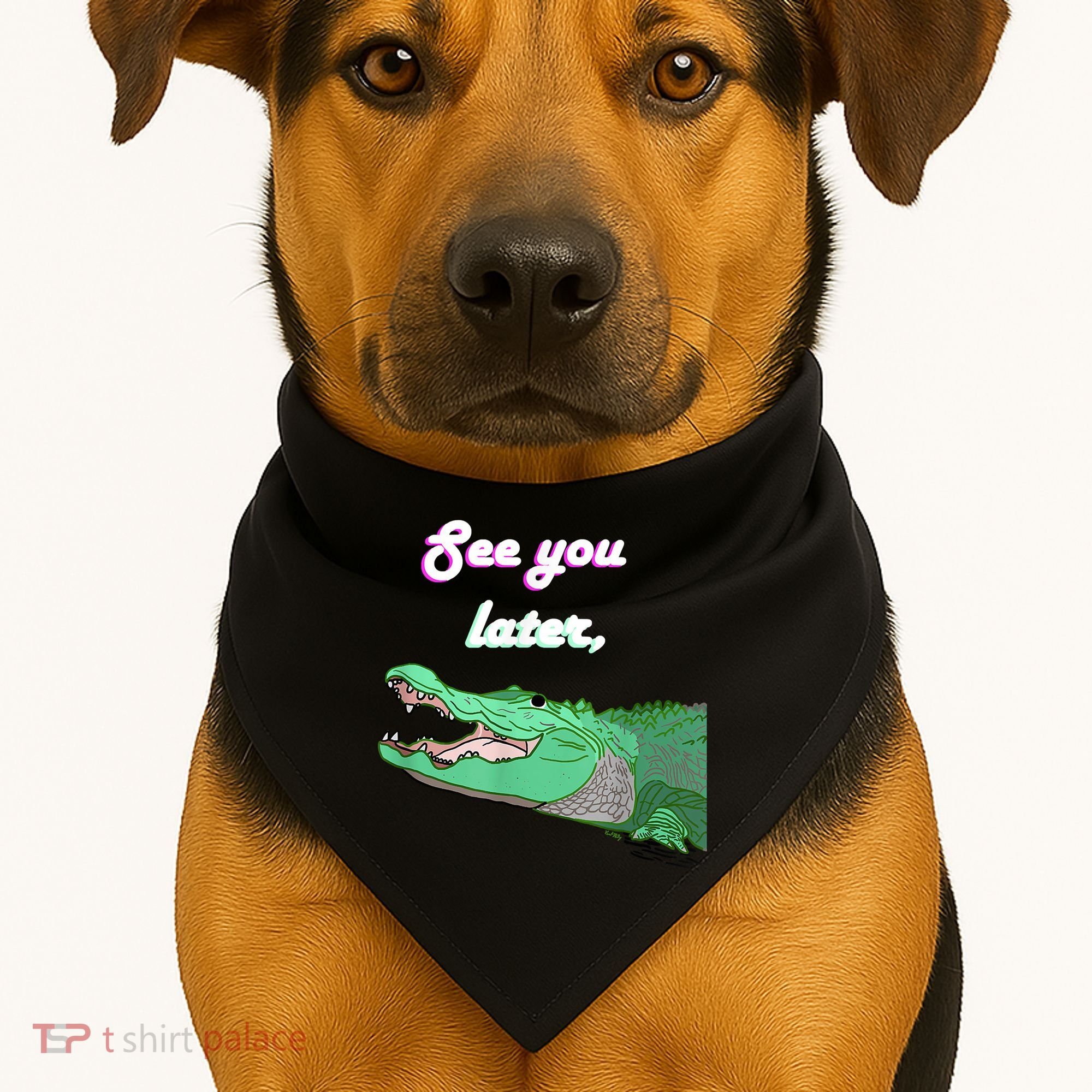 See You Later Alligator USA-Made Doggie Bandana
