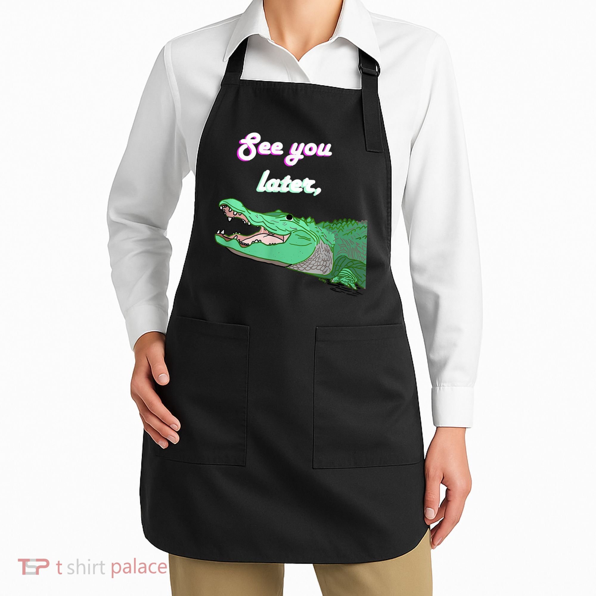 See You Later Alligator Apron