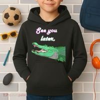 See You Later Alligator Kids Hoodie thumb 2