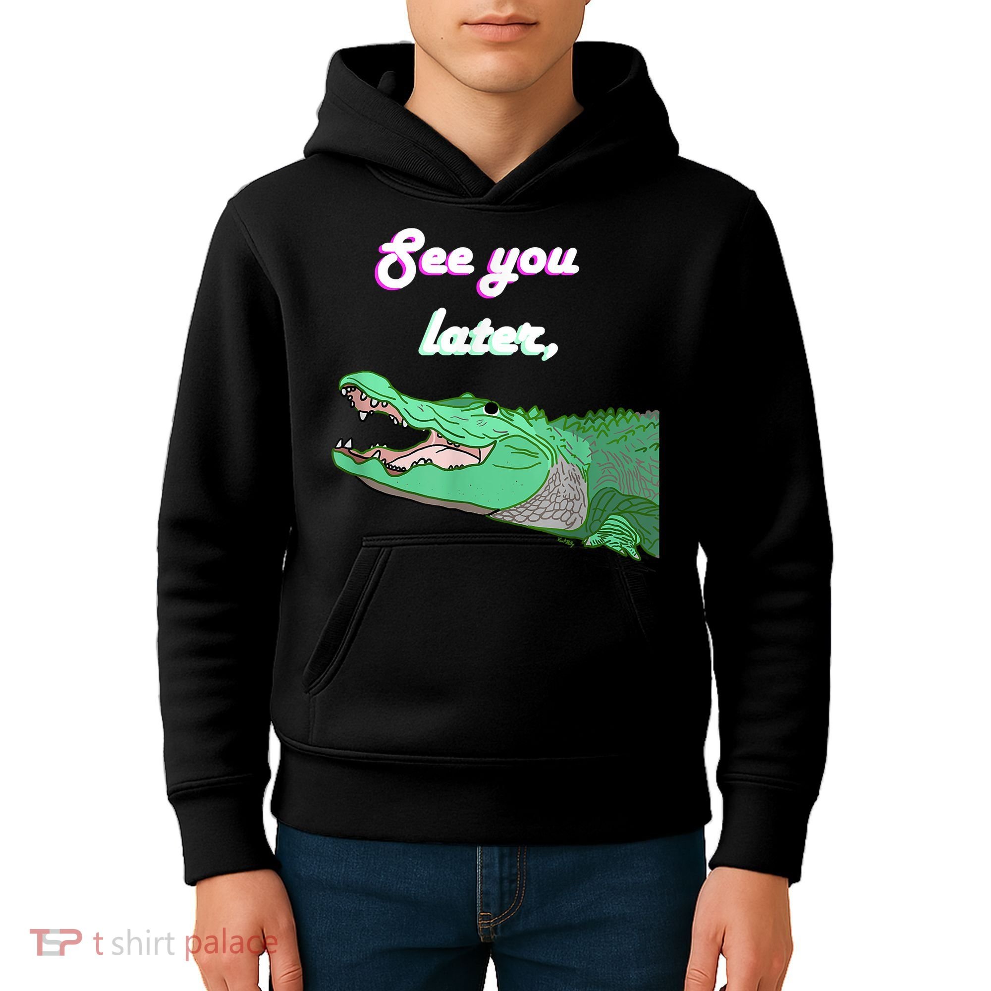 See You Later Alligator Kids Hoodie