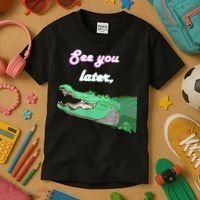 See You Later Alligator Kids T-Shirt thumb 3