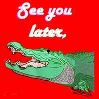 See You Later Alligator Santa Hat thumb 1