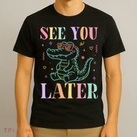 See You Later Summer Last Day Of School T-Shirt thumb 3