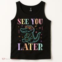 See You Later Summer Last Day Of School Tank Top thumb 2