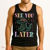 See You Later Summer Last Day Of School Tank Top thumb 3