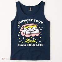 Support Your Local Egg Dealer, Farm Fresh eggs Funny farm Tank Top thumb 2