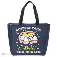Support Your Local Egg Dealer, Farm Fresh eggs Funny farm Tote Bag thumb 0
