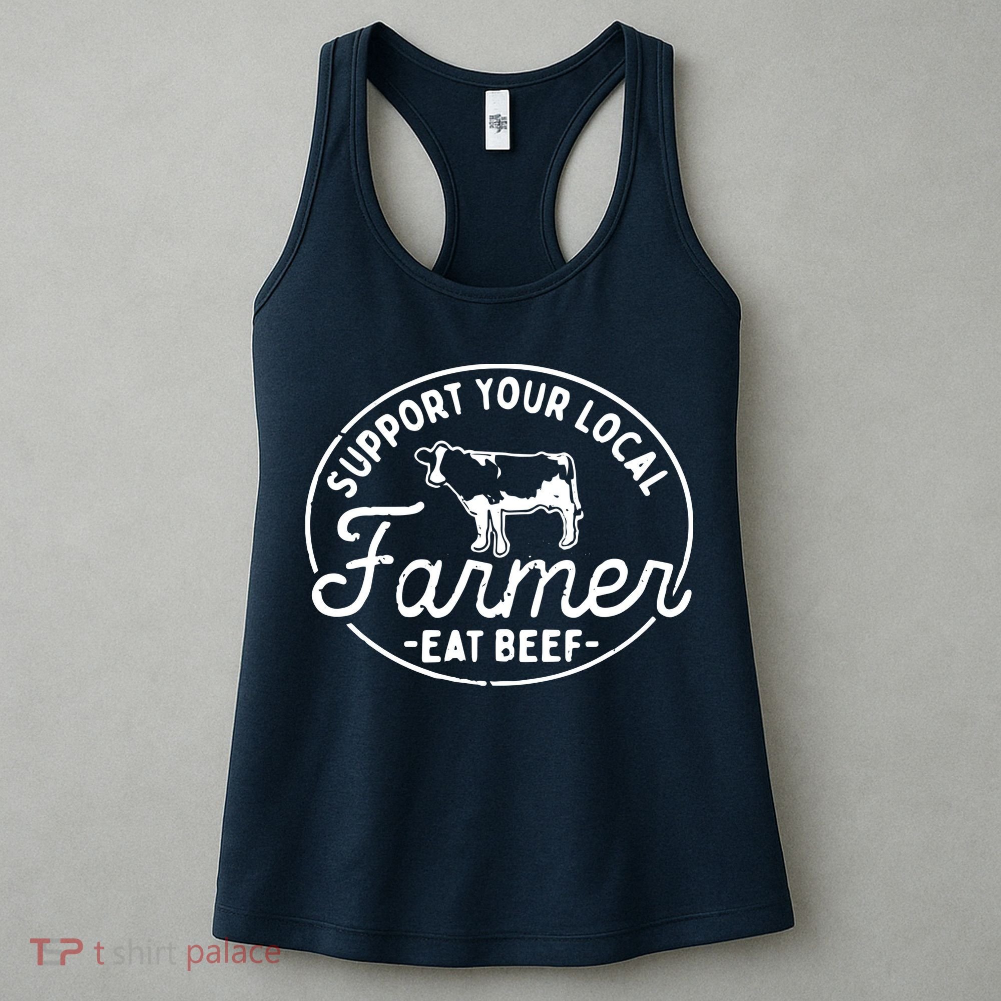 Support Your Local Farmer Eat Beef Women's Tank Top