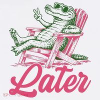 See You Later Summer Alligator Last Day Of School Mousepad thumb 1