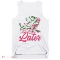 See You Later Summer Alligator Last Day Of School Tank Top thumb 0