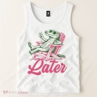 See You Later Summer Alligator Last Day Of School Tank Top thumb 2