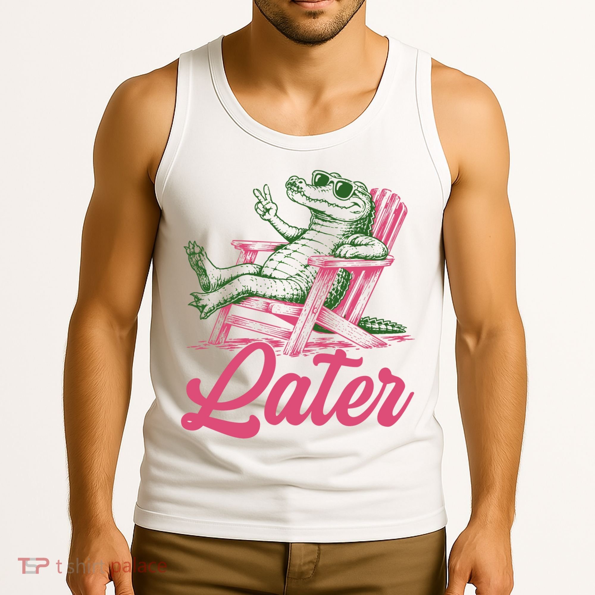 See You Later Summer Alligator Last Day Of School Tank Top