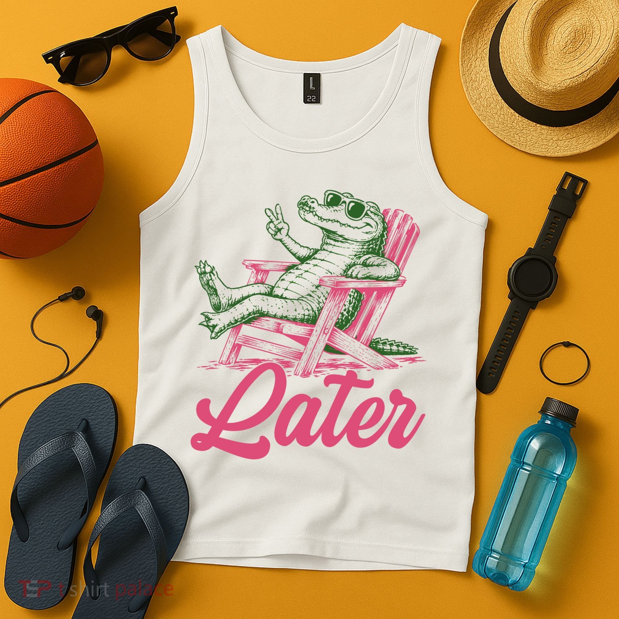 See You Later Summer Alligator Last Day Of School Tank Top