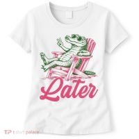 See You Later Summer Alligator Last Day Of School Women's T-Shirt thumb 0