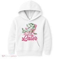 See You Later Summer Alligator Last Day Of School Kids Hoodie thumb 0