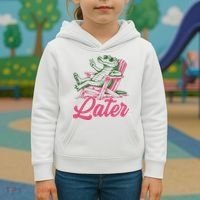 See You Later Summer Alligator Last Day Of School Kids Hoodie thumb 3
