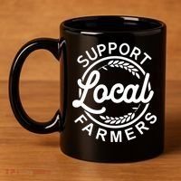 Support Your Local Farmer Grain 11oz C Handle Ceramic Mug thumb 4