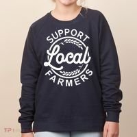 Support Your Local Farmer Grain Women's Sweatshirt thumb 0