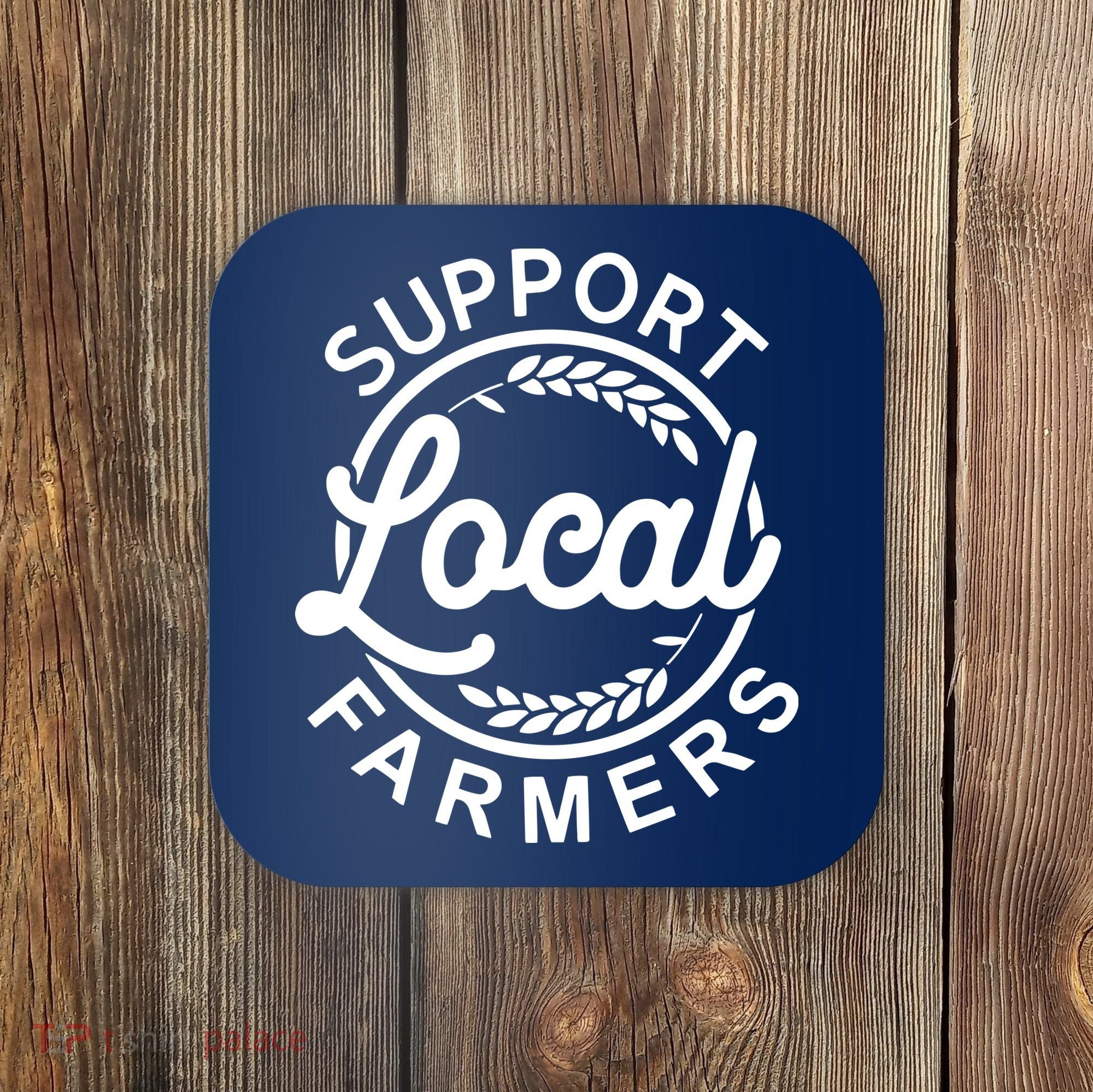 Support Your Local Farmer Grain Coaster