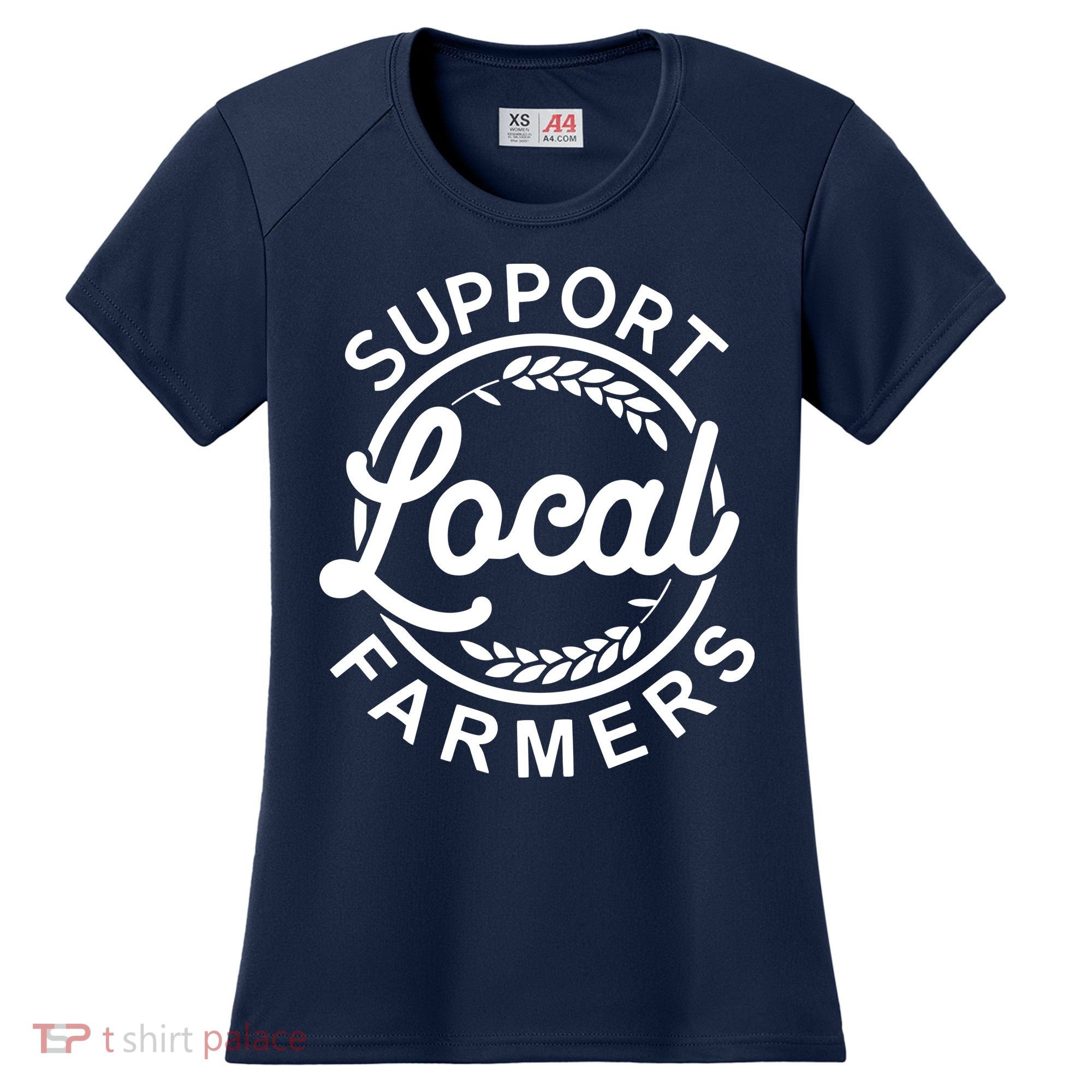 Support Your Local Farmer Grain Women's Cooling Performance Crew T-Shirt