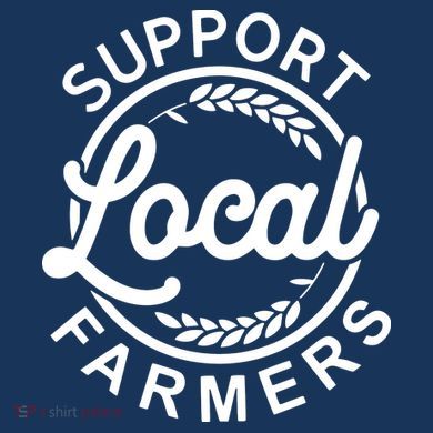Support Your Local Farmer Grain Tall Hoodie