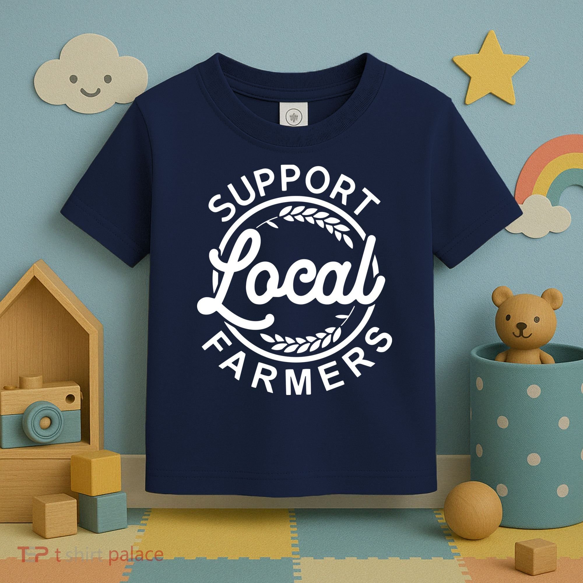 Support Your Local Farmer Grain Toddler T-Shirt