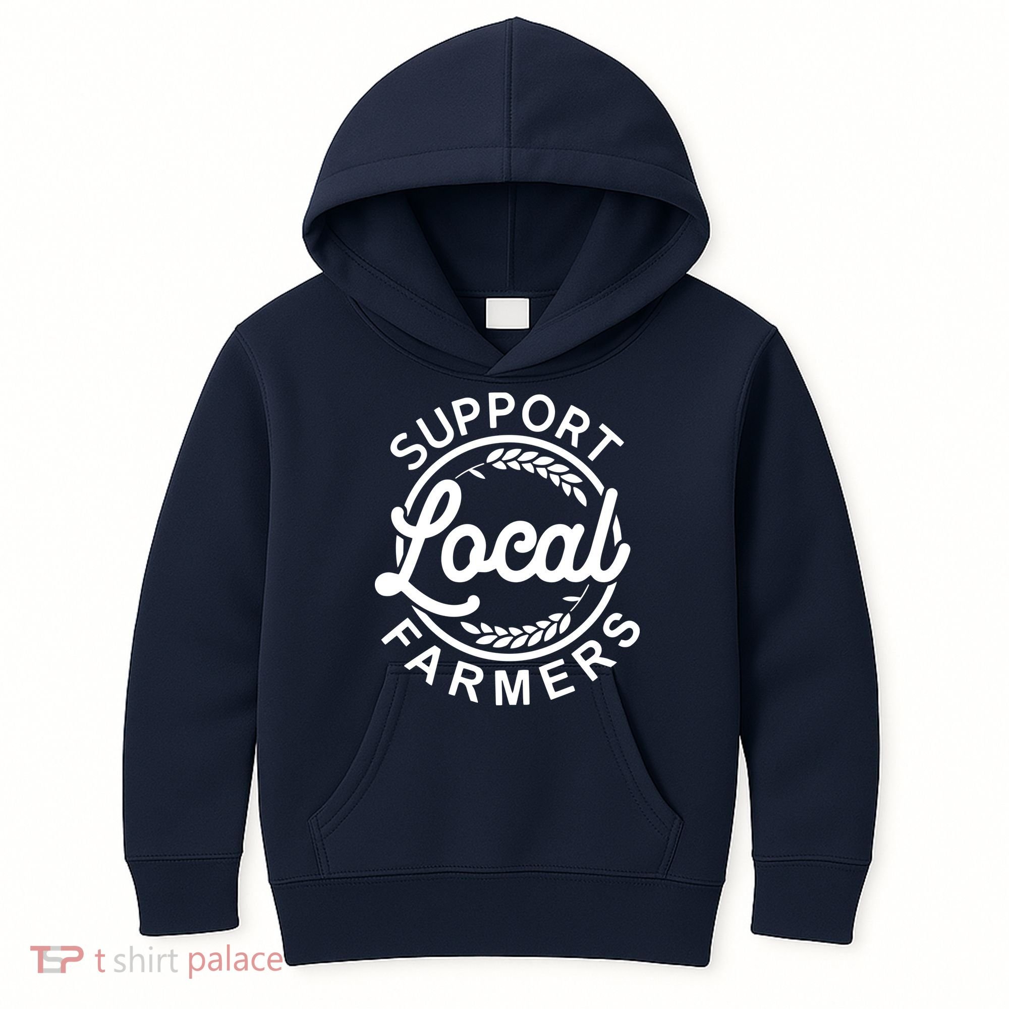 Support Your Local Farmer Grain Kids Hoodie