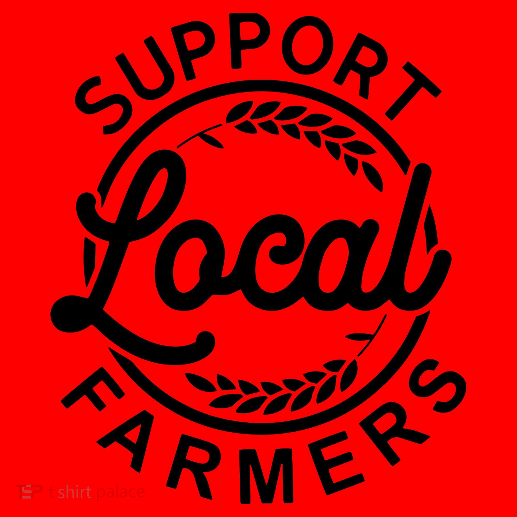 Support Your Local Farmer Grain Santa Hat