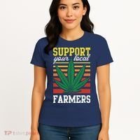 Support Your Local Farmers Cannabis Leaf Weed THC Marijuana Women's T-Shirt thumb 4