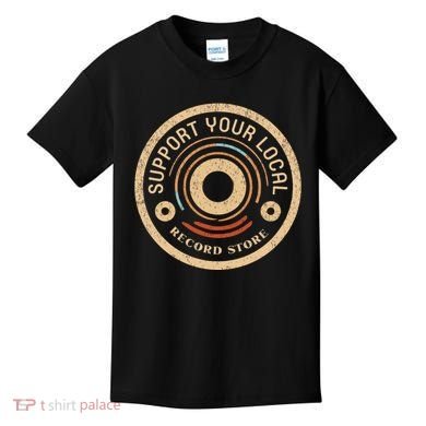 Support Your Local Record Store Kids T-Shirt
