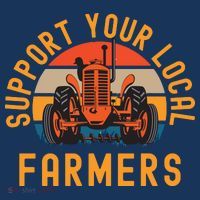 Support Your Local Farmers Farm And Ranch Life Tractor Mousepad thumb 1