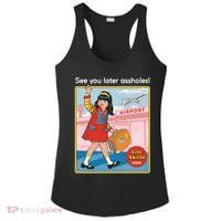 See You Later Assholes Ladies PosiCharge Competitor Racerback Tank thumb 0