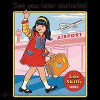 See You Later Assholes 16oz Travel Tumbler thumb 2