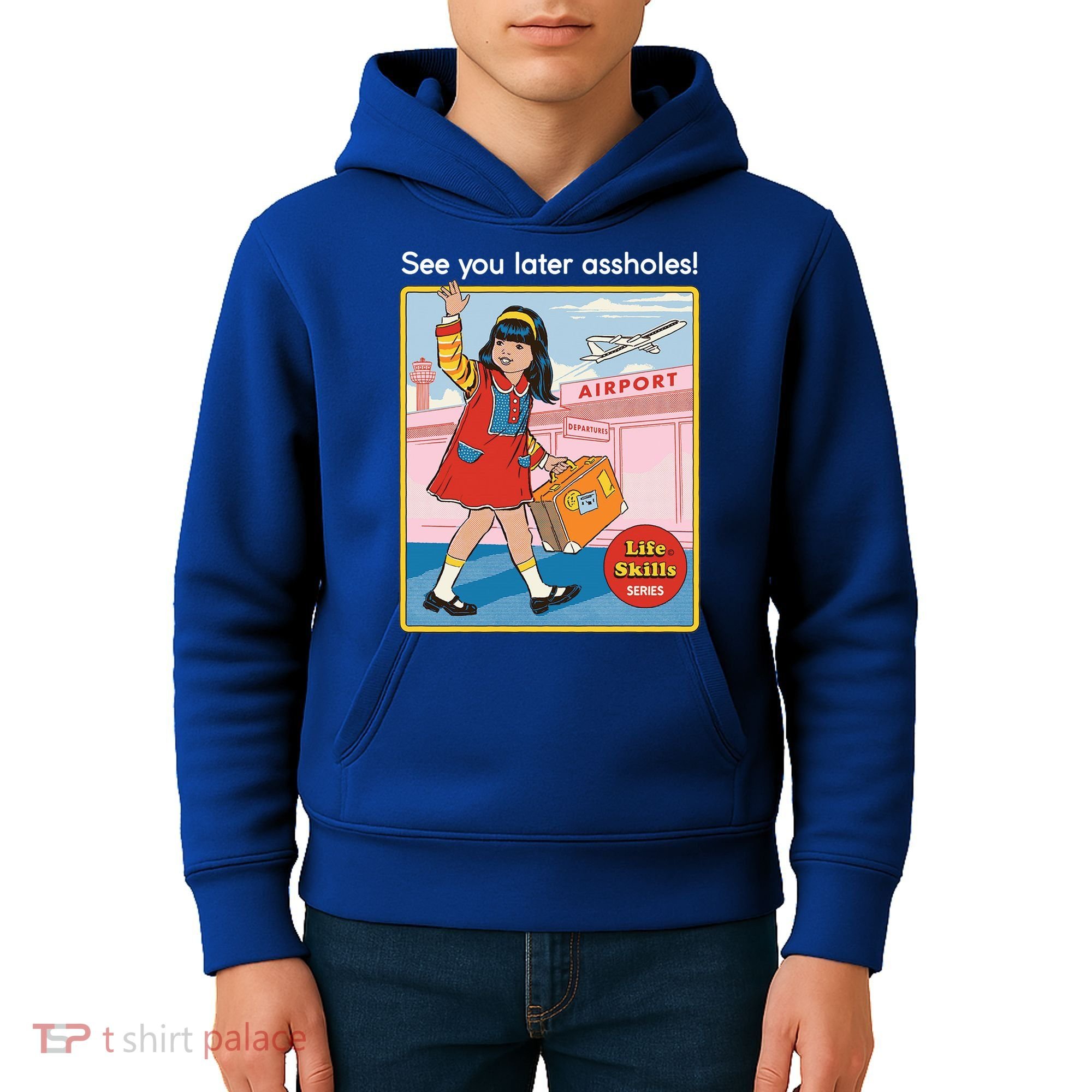 See You Later Assholes Kids Hoodie
