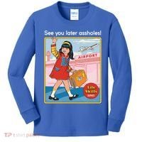 See You Later Assholes Kids Long Sleeve Shirt thumb 0