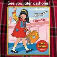 See You Later Assholes Women's Flannel Plaid Pajama Pants thumb 2